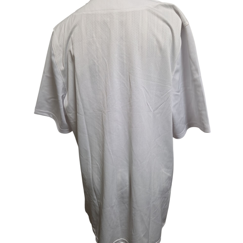 Under Armour Men's White Baseball Jersey - Picture 4 of 4